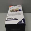 ClearSpace Plastic Pantry Organization and Storage Bins with Removable Dividers  XL Perfect Kitchen / Refrigerator/ Cabinet Organizers, 2 Pack