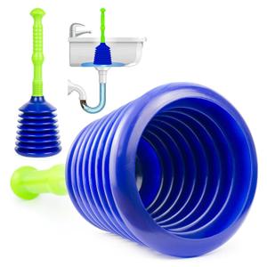 Luigi's Sink Plunger Kitchen - Sink Plunger Bathroom - Drain Bathtub or Shower - Large and Powerful Clog Remover - Commercial Style Plumbers Plungers with Large Bellows