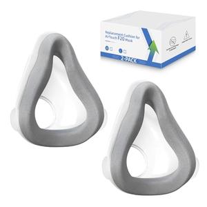 2-Pack Replacement Cushion for AirTouch F20, Memory Foam Cushion Compatible with Original F20 Frame, Reliable Seal & Perfect Fit, Covers Nose and Mouth, Large