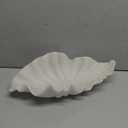 Off White Large Decorative Bowl - 16 Fruit/Key/Purse Bowl for Home Decor - Coffee Table & Entryway Table Decor - Scalloped Ruffle Bowls - Unique Centerpiece Bowls(Big)