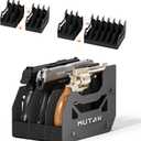 Soft Foam Pistol Rack for Gun Safe, Gun Cabinet, Durable Handgun Stand Organizer Accessories with Gun Slots, Compatible with Size Firearm, Revolver Pistols Holder