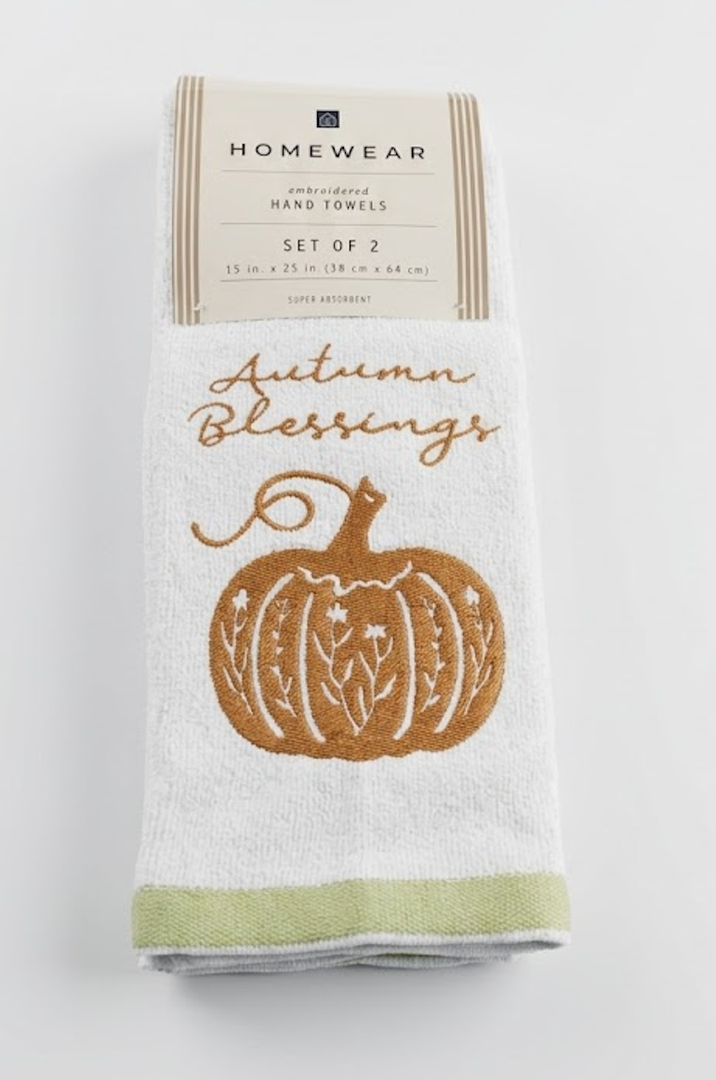 Home Wear Hand Towels Set Of 2 15x25