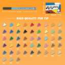 alchilalart Acrylic Paint Markers, 48 Color Fine Tip Permanent Acrylic Paint Pens For Rock Painting, Canvas, Wood, Glass, Ceramic, Fabric, Plastic, Egg, Scrapbook, Art Painting Supplies Kit