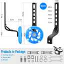 Bicycle Training Wheels for Kids Stronger Version Replacement Adjustable Bicycles Stabilizer for Children, Suitable for 12/14/ 16/18/ 20/ inch Children's Single Speed Bikes