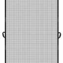 MAGZO Hanging Screen Door, Fits Door Size 36" x 98" (Curtain Size 38'' x 99''), Upgraded Fiberglass Mesh Net with Tension Rod&Hook&Loop (One Piece Can be Installed in 2 Ways), Weighted Bottom, Grey