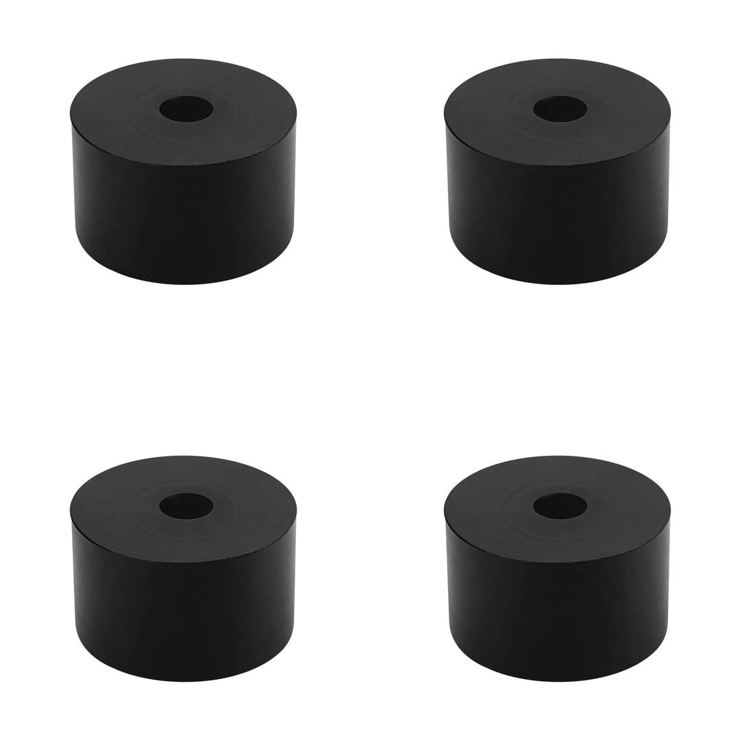 4 PCS Multi Purpose Rubber Spacer, 2" OD x 1/2" ID x 1-1/5" Thickness Rubber Washers for Screws, Anti Vibration Pads for Bolts, Car, Boat, Home (50 * 12 * 30mm)