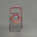 TORRAS 360 Magnetic Stand for iPhone 17 Pro Max Case, [Fit for MagSafe] [Military-Grade Protection] Slim Case for iPhone 17 Pro Max 6.9" 2025, Clear-Pink, Ostand O3 Fitness Series