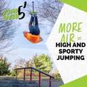 Vurtego Slingshot Pogo Stick – Patented Air-Powered Adjustable Spring for Controlled Jumps Over 5ft, Pogo Stick for Kids Age 5 and up, and Adults, Outdoor Toys, 40 to 180lbs, Durable, Lightweight