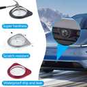 Premium Tempered Glass Front Camera Lens Guard Cover Protector For Tesla Model Y Model 3 Cybertruck - Autopilot Compatible - Scratch & Drop Resistant Protection