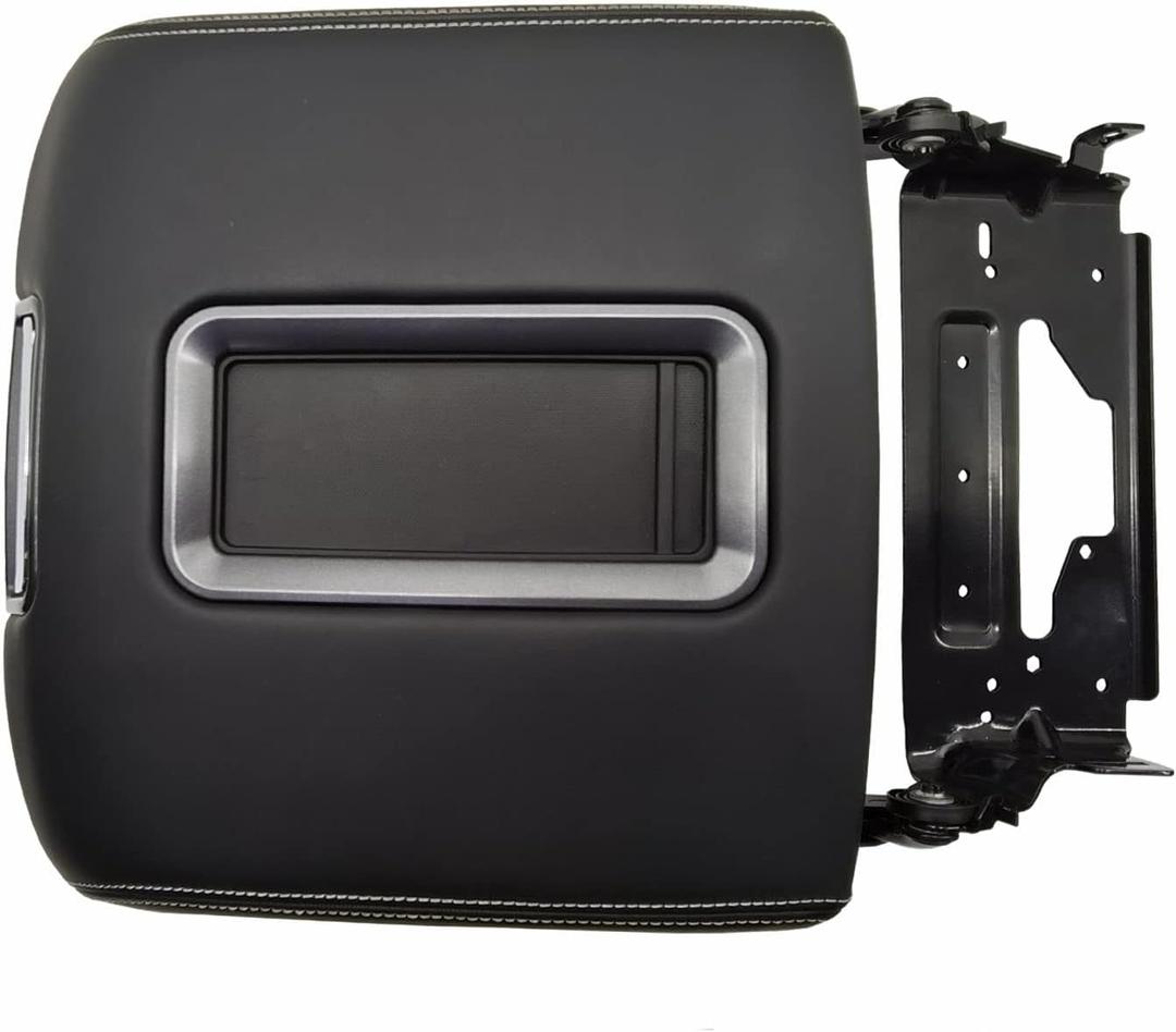 0227083AA Center Console Armrest Lid W/Steel Bracket Compatible with 2015-2019 Chevy Tahoe,Suburban,GMC Yukon/Yukon XL for 2014-2018 Chevy Silverado/GMC Sierra 1500 2500 3500