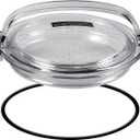 SPX1500D2A Pool Pump Lid with O-Ring Compatible with Hayward PowerFlo/LX SP1500,SP1700,SP1580 etc, XQK Grade Clear Pool Pump Strainer Cover Replacement Parts for the Above Ground Pool Filter Pump
