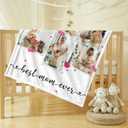 Sublimation Throw Blanket - Customizable, Heat Press, White, 40"x30", 40x30 inch swaddle baby blanket