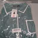 ZESICA Womens Corduroy Shacket Jacket Long Sleeve Button Down Shirt Oversized Blouses Tops with Pockets (Green, L)