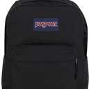 JanSport SuperBreak One Backpacks - Durable, Lightweight Bookbag with 1 Main Compartment, Front Utility Pocket with Built-in Organizer - Premium Backpack, Black, One Size