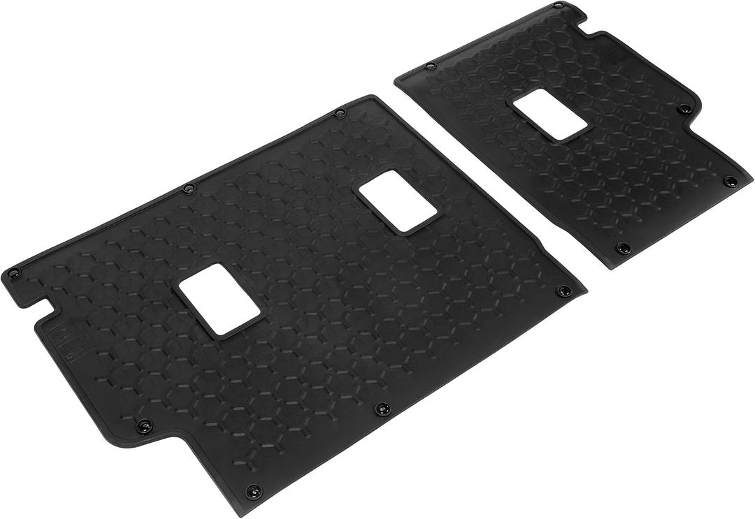 HECASA Rear Seat Back Cover Backrest ProtectorCompatible with 2021-2024 Ford Bronco Sport Seat Mat Cover Backrest Tray Black