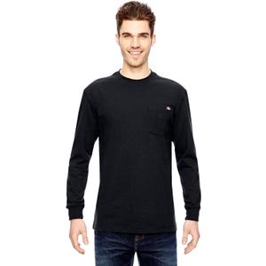 Dickies Big and Tall Men's Long Sleeve Heavyweight Crew Neck (3X-Large, Black)
