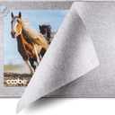 1000 Piece Jigsaw Puzzle Boards Portable, Puzzle Mat with Cover, Lightweight Puzzle Tray Storage System, Felt Table Top by Coobe (Gray)