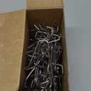 JEAWIWI 60 Pack 4 Inch Metal Pegboard Hooks, Fit 1/4 in and 1/8 in Peg Board Organizer Accessories, for Hanging Storage, Garages, Tool Sheds, Basements