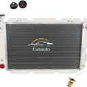 4 Row Radiator for 1985-1997 Ford Bronco F250 F350 F150 F Super Duty F53 V8 5.0L 5.8L 7.5L V8 Pickup Radiators 4 Core Full Aluminum Radiador