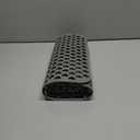 Silicone Sink Mat, 24.6''x 12.9'' Kitchen Sink Protector Grid for Bottom of Center Drain Sink, Gray Non-slip Heat Resistant Liner for Farmhouse Stainless Steel Porcelain Sink