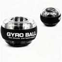 Gyro Power Wrist Trainer Ball - Strengthen Arms, Fingers, Wrist Muscles & Bones. Features Vibrant LED Lighting - Manual Spin for Fitness & Rehab!