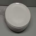 Dandat 12 Pcs Large Serving Platters Oval Trays White Plates Serving Dish for Wedding Party Restaurant Home Steak, Taco, Sushi, Appetizer, Cake (16 Inch)