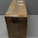 UMIEN Toilet Brush and Plunger Set 18-in - Updated 2025 No-Rust - Stainless Steel Design - Long Handles - with Freestanding Canister (Satin Nickel)