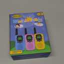 Walkie Talkies for Kids Toys Stocking Stuffers for Kid Boys Girls 4-6, 3 Miles Range Walkie Talkie to Camping, Outdoor, 4 Year Old Girl Birthday Gifts for 3 4 5 6 7 8 9 Year Old Boy Girl Gifts Age 6-8 (Blue&Pink&Yellow)