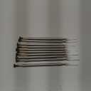 10 Pcs 7'' Gutter Screws with Metal Ferrule Durable Gutter Nails and Spikes Easy-to-Install Secure Gutter Fasteners for Sagging Gutters and Maintenance (Brown)