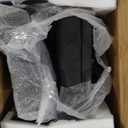 Kaleurrier Black Salon Chair Reclining: Professional Hydraulic Barber Chairs with Headrest and Footrest - Adjustable Heavy Duty Styling Chair for Home Hair Beauty Salon Massage Barbershop Tattoo (Black Leather Black Frame)