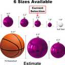 Fuchsia 2.5" Christmas Balls Christmas Tree Decoration Ornaments Shatterproof Hanging Balls for Birthday Halloween Holiday Wedding Decorations Set of 18pcs