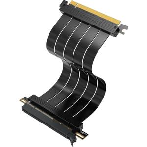 EZDIY-FAB PCIE Gen 4 16x Extreme Flexible, High Speed Riser Cable PCI Express 4.0 Port GPU Extension Card-Straight Connector [7.87in/20cm]