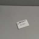 Hicarer 1-1/2 Inch (37 mm) Round Quartz Clock Insert Replacement Mini Quartz Movement Miniature Clock with Roman Numerals Fit 35 mm Diameter Hole White Dial (Silver Bezel)