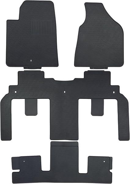 Custom-fit 2009-2017 Chevy Traverse Floor mats /2008-2017 Buick Enclave /2007-2010 Saturn Outlook/2007-2016 GMC Acadia/2017 GMC Acadia Lmtd (Old Body Style) (2nd Row Bench Seat) Floor Liners
