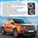 DICMIC Dual Radiator Cooling Fan Assembly Compatible with 2007-2015 Ford Edge Lincoln MKX Replace# 621-392, FA70600, 7T4Z8C607A