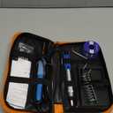 Soldering Iron Kit, 13-in-1 80W LCD Digital Soldering Welding Iron Kit, Stepless Adjustment Soldering Gun with Ceramic Heater, Portable Soldering Kit with Full Set of Tools for Metal, Electric, DIY