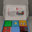 Magnetic Tiles Toy Set for Kids with 6 Large Square , Magnetic Blcok Fairytale Town Set, Magnetic Building Blocks with Road, Large Expansion STEM Building Magnet Toys for Ages 3-5 4-8 5-7 Boys Girls