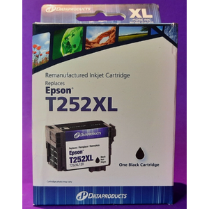 Epson 252xl Black Ink Cartridge Reman by Dataproducts New Sealed Box