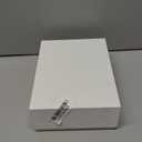 Retro Bluetooth Karaoke Speaker with Dual Wireless Microphones - Portable Rechargeable 1200mAh Battery, 10W HD Sound & 6 Voice Modes for Home Parties, Kids Gifts, Travel, Car Singing(White)