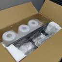 3 Light Modern Bathroom Light Fixtures Over Mirror, Black Vanity Lights for Bathroom Wall Sconces with Milky White Glass Shades, E26 Socket (Bulbs Not Included)