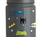 Simple Modern Kids Summit Water Bottle with Straw Lid | DC Comics Batman 14oz Stainless Steel Cup Insulated Tumbler for Boys, School | Batman POW!