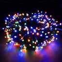 100-1000 LED Christmas Lights, Low Voltage Fairy String Lights with 8 Modes, Ideal for Xmax Tree, Garden, Home, Party, Halloween Festival Deco (Mixed-Color, 100 LEDs)