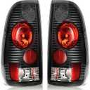 AUTOSAVER88 Tail Lights Compatible with 1997-2003 Ford F-Series F150 (Fits Styleside Models ONLY), 2004 F150 Heritage, 1999-2007 Ford F-250 F-350 F-350 Super Duty Pickup Truck Clear Lens