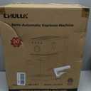 CHULUX Elite Espresso Machine 20 Bar, Compact Stainless Steel Hot and Ice Espresso Coffee Maker with Steam Wand for Americano, Latte, Cappuccino & Home Barista Brewing, Sliver