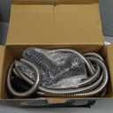 Garden Hose Metal 100FT, Stainless Steel Heavy Duty Water Hose With 10 Function Nozzle, No-Kink, Tough & Flexible, Sturdy and Lightweight, Rust Proof for Yard, Outdoor, RV