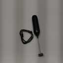 CIRCLE JOY Rechargeable Milk Frother Handheld with Stand, Coffee Frother Wand Drink Mixer with Dual Spring Whisk for Coffee, Cappuccino, Lattes, Frappe, Matcha and Hot Chocolate, Black