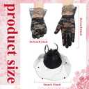JenPen 2 Pcs Girls Tea Party Fascinators Hats with Lace Gloves Vintage Party Set Hat Gloves for Church Wedding Accessories