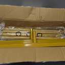 6.6FT Metal Wedding Arch Stand Gold Square Arched Backdrop Frame for Party Ceremony Valentines Day Birthday Bridal Baby Shower Garden Floral Balloon Arch Decoration