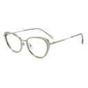 GUDVUE Blue Light Glasses for Woman, Blue Light Blocking Glasses for Women, Anti Glare/ UV400/ Eye Strain (Cat Eye Green)