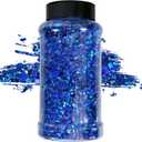 TORC 1 Pound Royal Blue Holographic Glitter 16 oz Mix Chunky Glitter Bulk for Resin Craft Cosmetic Art Festival Decoration